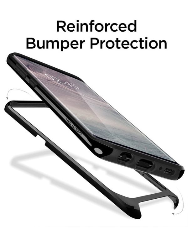 Galaxy S8 Plus Spigen Neo Hybrid Dual Layer Case - Shiny Black