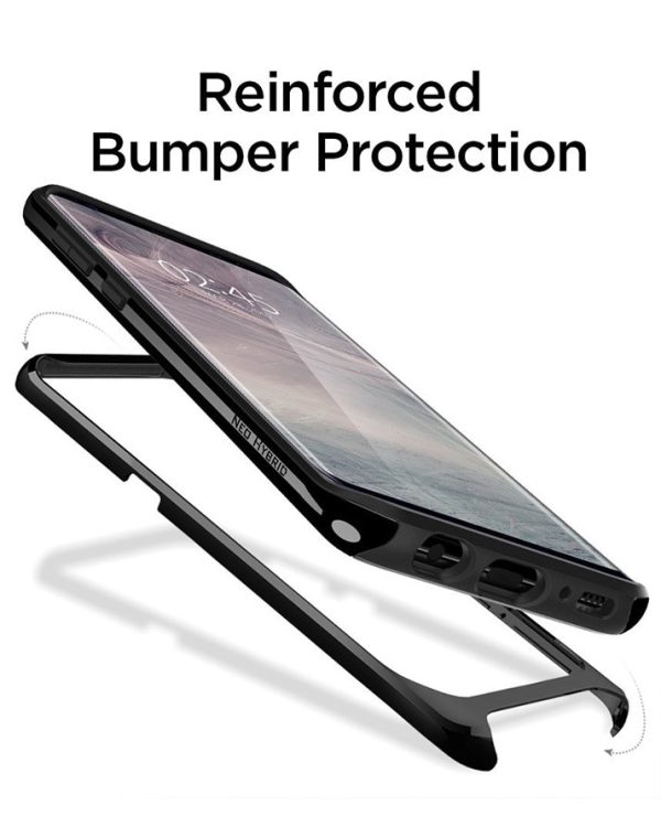 Galaxy S8 Spigen Neo Hybrid Dual Layer Case - Shiny Black