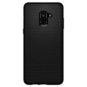 Samsung Galaxy A8 Plus 2018 Spigen Original Liquid Air Soft Case - Matte Black