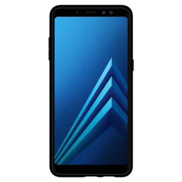 Samsung Galaxy A8 Plus 2018 Spigen Original Liquid Air Soft Case - Matte Black