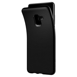 Samsung Galaxy A8 Plus 2018 Spigen Original Liquid Air Soft Case - Matte Black