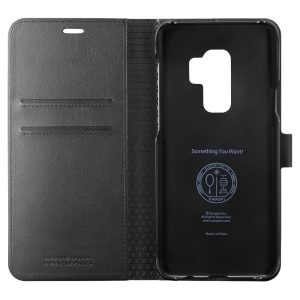 Samsung Galaxy S9 Plus Spigen Original Wallet S Flip Cover Case  - Black