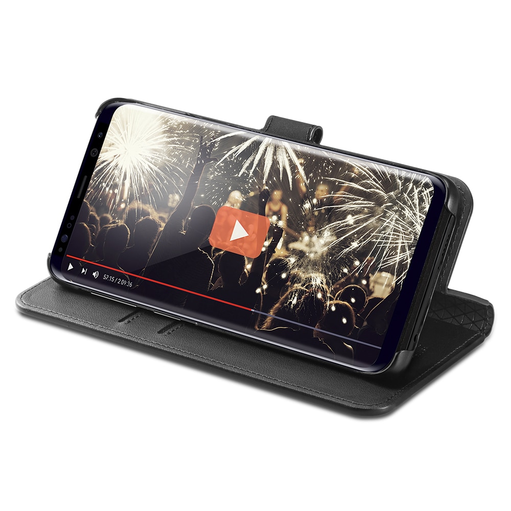 Samsung Galaxy S9 Spigen Original Wallet S Flip Cover Case  - Black