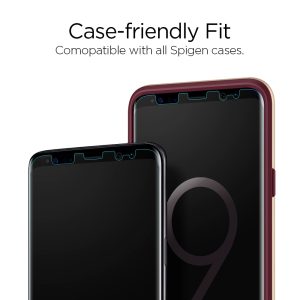 Galaxy S9 Spigen Neo Flex Case Friendly Screen Protector - 2 PACK