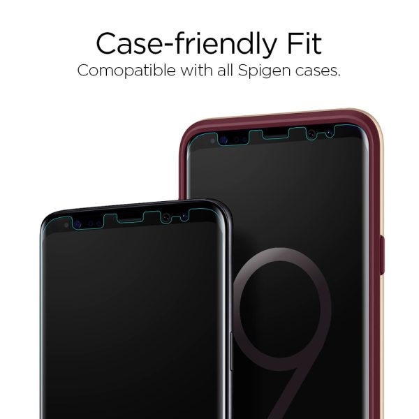 Galaxy S9 Spigen Neo Flex Case Friendly Screen Protector - 2 PACK Galaxy S9 Spigen Neo Flex Case Friendly Screen Protector - 2 PACK