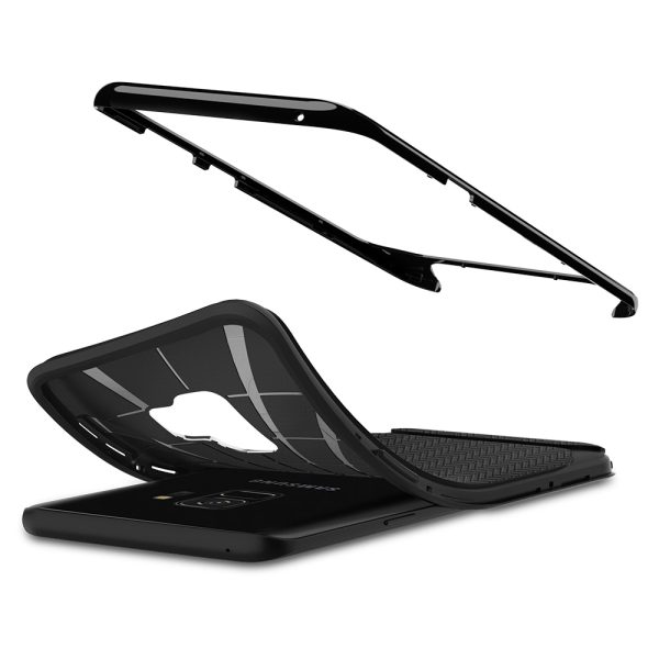 Samsung Galaxy S9 Spigen Original Neo Hybrid Dual Layer Case - Shiny Black Samsung Galaxy S9 Spigen Original Neo Hybrid Dual Layer Case - Shiny Black