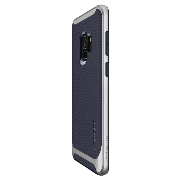 Samsung Galaxy S9 Spigen Original Neo Hybrid Dual Layer Case - Arctic Silver