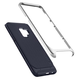 Samsung Galaxy S9 Spigen Original Neo Hybrid Dual Layer Case - Arctic Silver