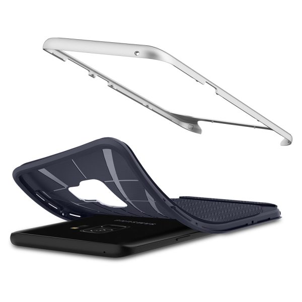 Samsung Galaxy S9 Spigen Original Neo Hybrid Dual Layer Case - Arctic Silver