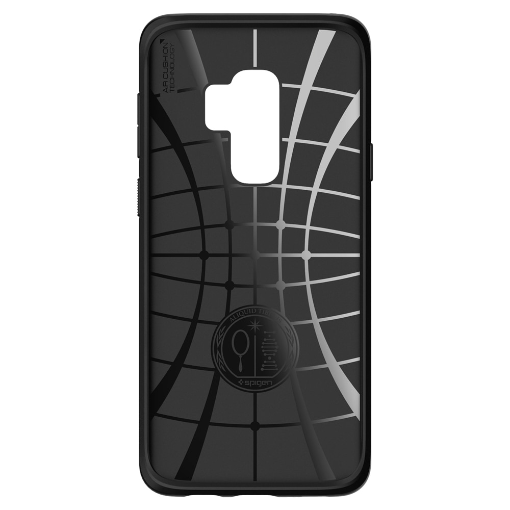 Samsung Galaxy S9 Plus Spigen Original Liquid Air Soft Case - Matte Black