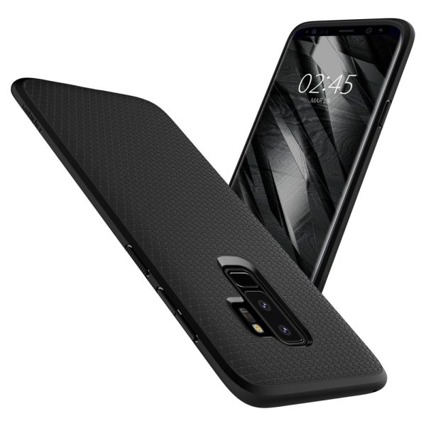 Samsung Galaxy S9 Plus Spigen Original Liquid Air Soft Case - Matte Black