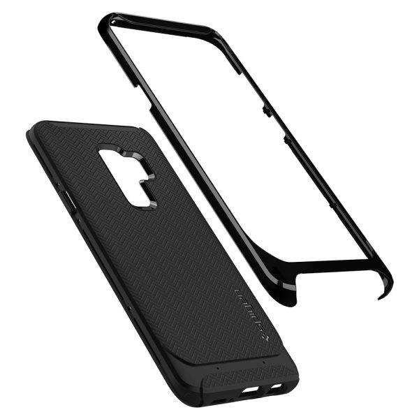 Samsung Galaxy S9 Plus Spigen Original Neo Hybrid Dual Layer Case - Shiny Black
