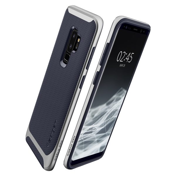 Samsung Galaxy S9 Plus Spigen Original Neo Hybrid Dual Layer Case - Arctic Silver