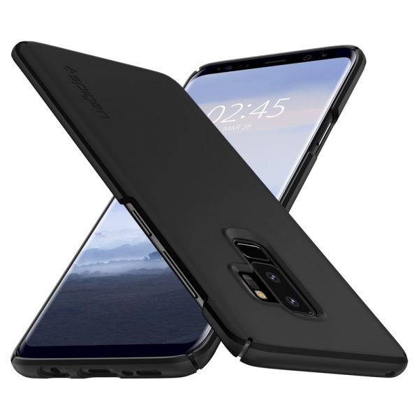 Samsung Galaxy S9 Plus Spigen Original Thin Fit Case - SF Black Samsung Galaxy S9 Plus Spigen Original Thin Fit Case - SF Black