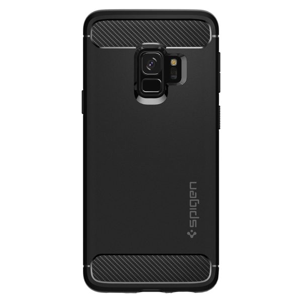 Samsung Galaxy S9 Spigen Original Rugged Armor Soft Case - Matte Black