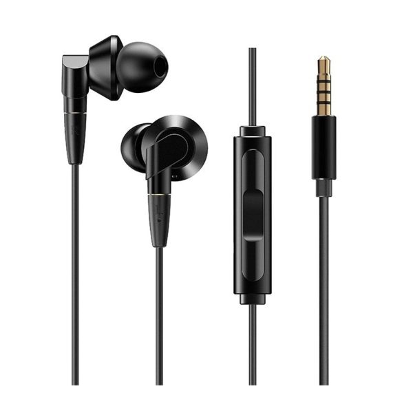 FiiO F5 Balanced In-Ear Headphones with Aerospace Titanium Diaphragm and iOS Android Compatible Mic and Remote