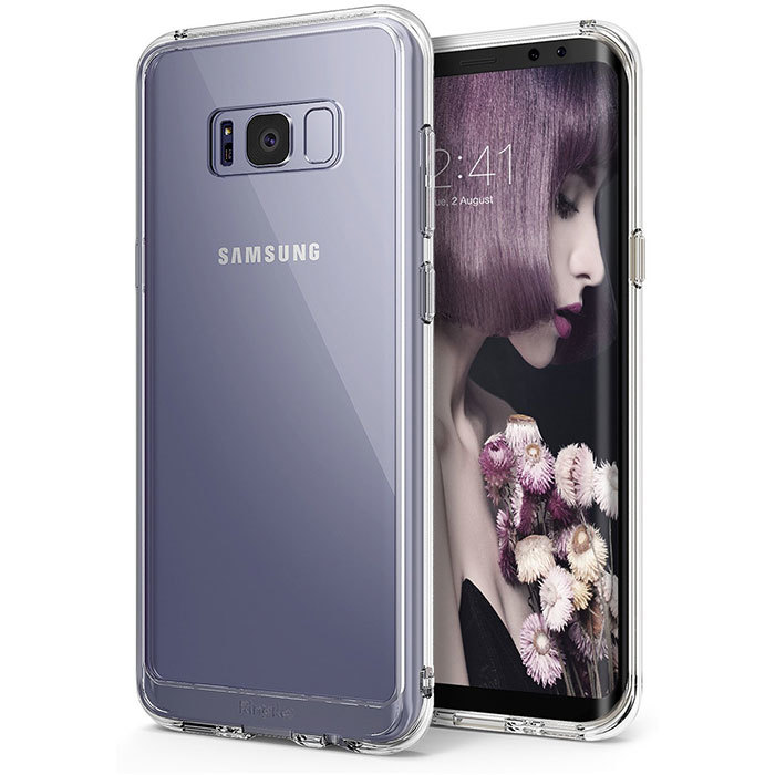 Samsung Galaxy S8 Plus Ringke Fusion Transparent Hybrid Case - Clear