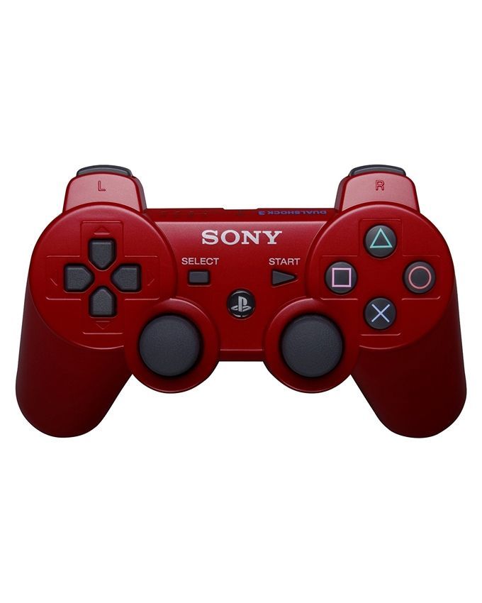 DualShock 3 Wireless Controller for PlayStation 3 (Red Vine) Games Arena