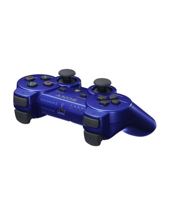 DualShock 3 Wireless Controller for PlayStation 3  Blue - Games Arena DualShock 3 Wireless Controller for PlayStation 3  Blue - Games Arena