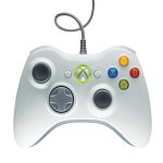 Wired USB Controller for PC & Xbox 360 White  - Games Arena