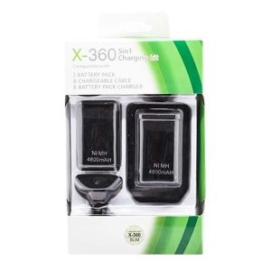 Xbox 360 Battery Pack 4 in 1 Charging Kit - 4800 MAH -  Generic
