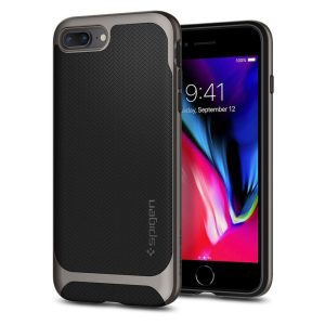 Apple iPhone 8 Plus / 7 Plus Original Spigen Case Neo Hybrid Herringbone - Gunmetal