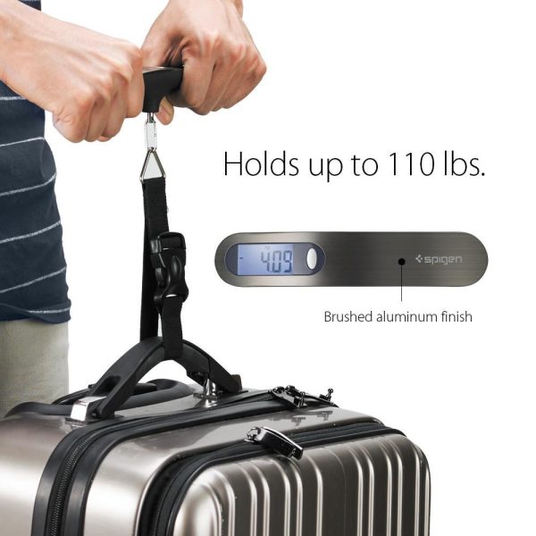 Spigen E500 Luggage Scale Digital with 110 lb / 50 kg Capacity with Backlist Display