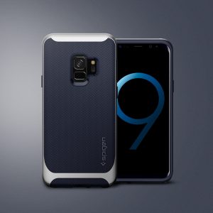 Samsung Galaxy S9 Spigen Original Neo Hybrid Dual Layer Case - Arctic Silver