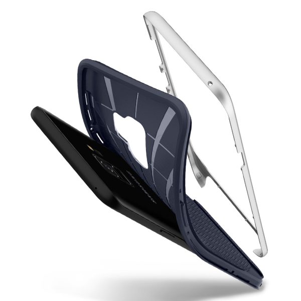 Samsung Galaxy S9 Spigen Original Neo Hybrid Dual Layer Case - Arctic Silver