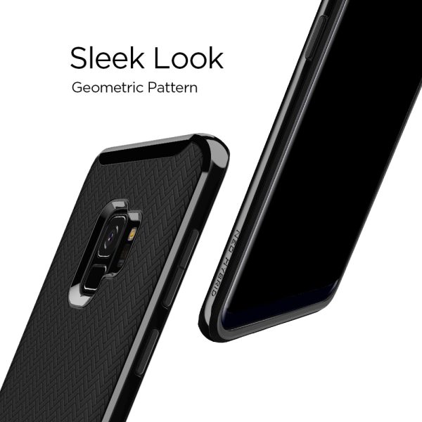 Samsung Galaxy S9 Spigen Original Neo Hybrid Dual Layer Case - Shiny Black Samsung Galaxy S9 Spigen Original Neo Hybrid Dual Layer Case - Shiny Black