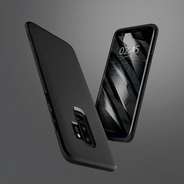 Samsung Galaxy S9 Plus Spigen Original Liquid Air Soft Case - Matte Black