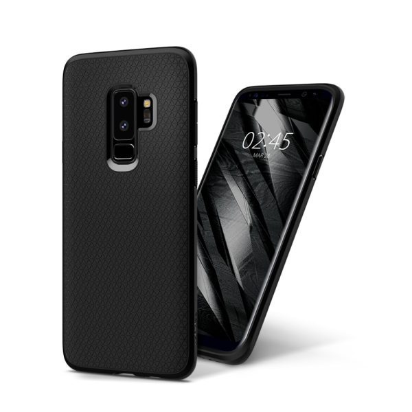 Samsung Galaxy S9 Plus Spigen Original Liquid Air Soft Case - Matte Black