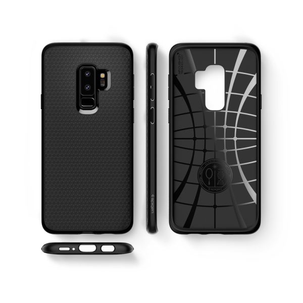 Samsung Galaxy S9 Plus Spigen Original Liquid Air Soft Case - Matte Black