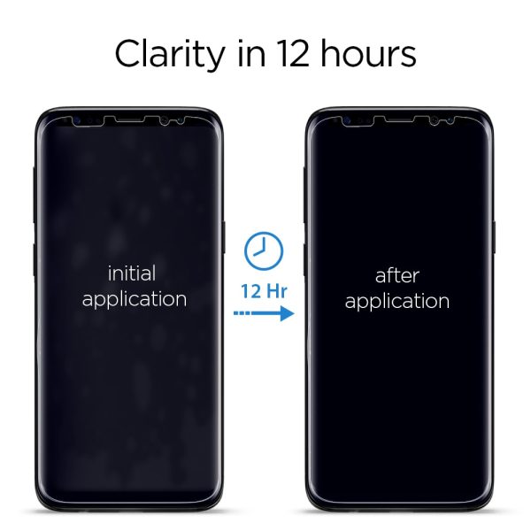 Galaxy S9 Plus Spigen Neo Flex Case Friendly Screen Protector - 2 PACK