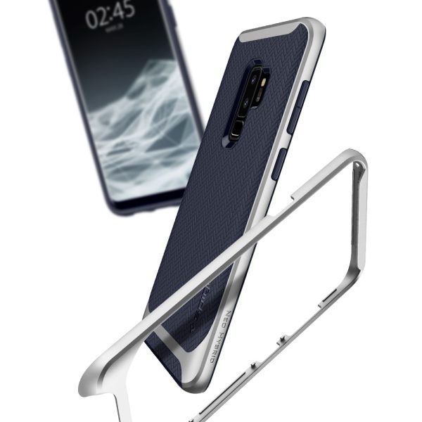 Samsung Galaxy S9 Plus Spigen Original Neo Hybrid Dual Layer Case - Arctic Silver