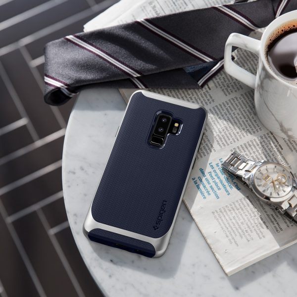 Samsung Galaxy S9 Plus Spigen Original Neo Hybrid Dual Layer Case - Arctic Silver