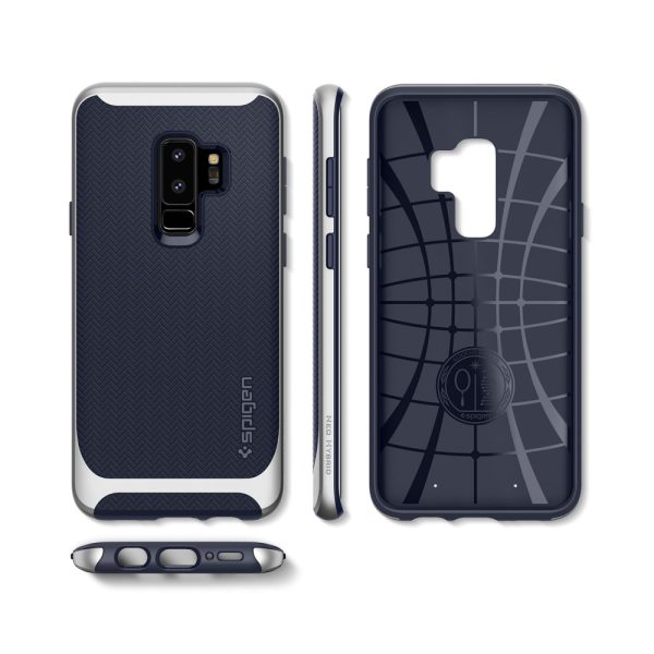 Samsung Galaxy S9 Plus Spigen Original Neo Hybrid Dual Layer Case - Arctic Silver