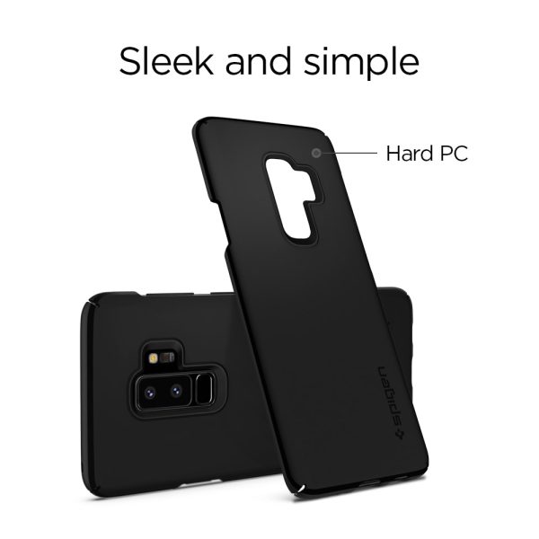 Samsung Galaxy S9 Plus Spigen Original Thin Fit Case - SF Black Samsung Galaxy S9 Plus Spigen Original Thin Fit Case - SF Black
