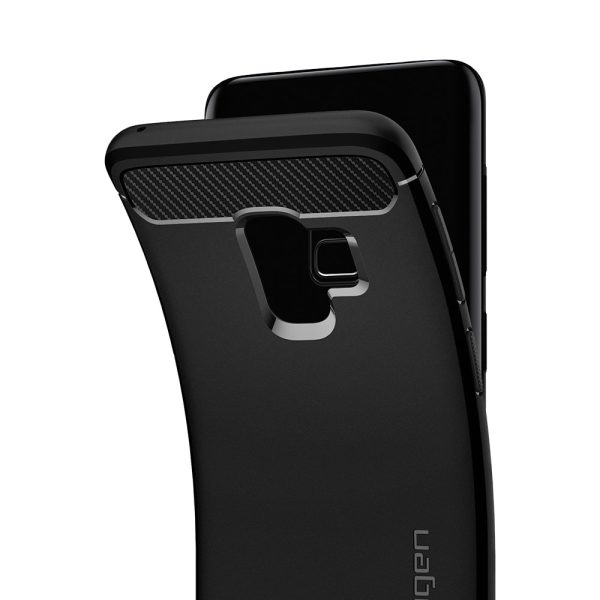 Samsung Galaxy S9 Spigen Original Rugged Armor Soft Case - Matte Black
