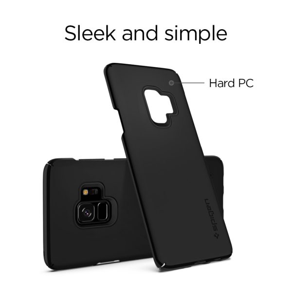 Samsung Galaxy S9 Spigen Original Thin Fit Case - SF Black