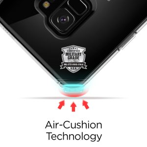 Samsung Galaxy S9 Spigen Ultra Hybrid S Case - Crystal Clear
