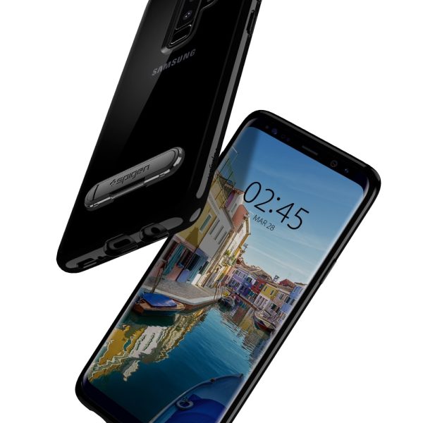 Samsung Galaxy S9 Plus Spigen Ultra Hybrid S Case - Midnight Black Samsung Galaxy S9 Plus Spigen Ultra Hybrid S Case - Midnight Black