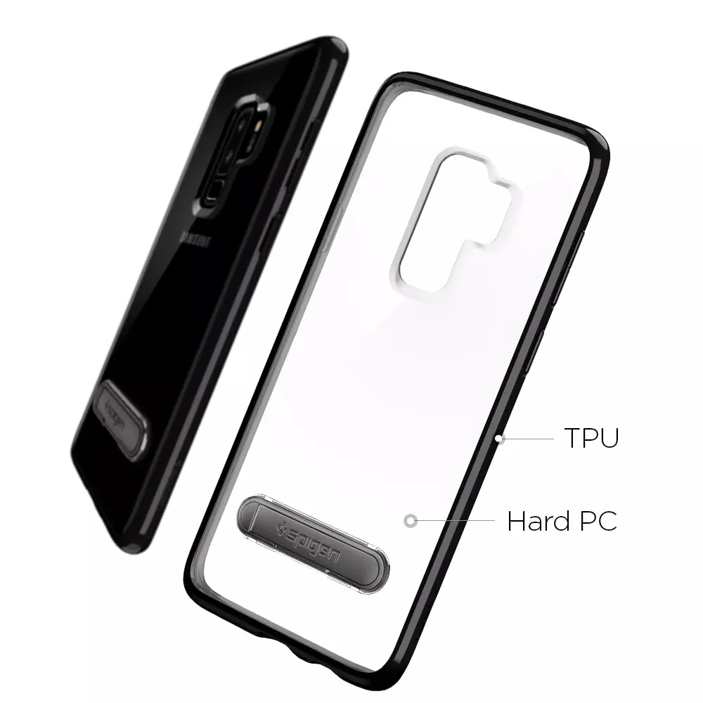 Samsung Galaxy S9 Plus Spigen Ultra Hybrid S Case - Midnight Black