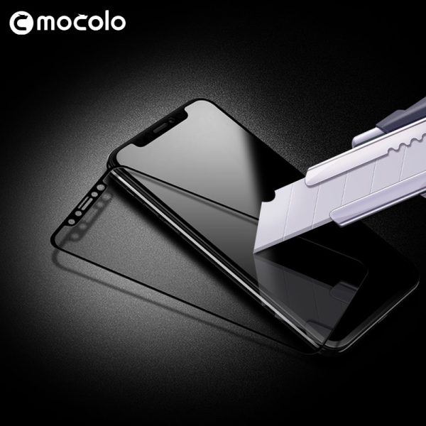 Mocolo iPhone X Edge to Edge Tempered Glass - Black