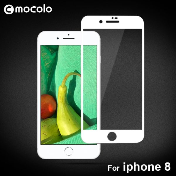 Mocolo iPhone 8 Edge to Edge Tempered Glass - Black Mocolo iPhone 8 Edge to Edge Tempered Glass - Black