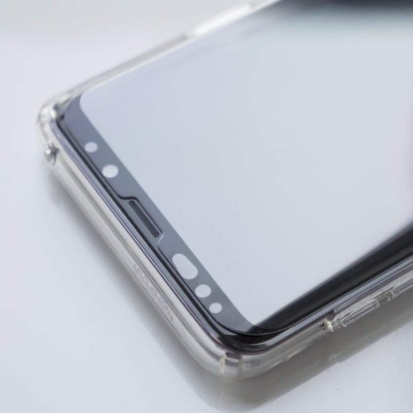 Galaxy S9 Spigen GLASTr Curved Slim Case Friendly Curved Tempered Glass