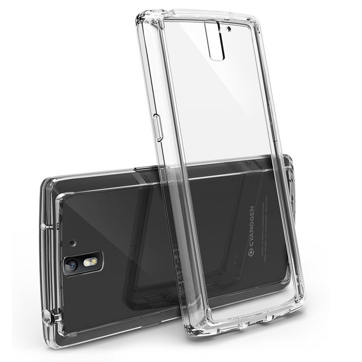 OnePlus One Ringke Hybrid Drop Protection Fusion Case - Crystal Clear