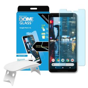 Google Pixel 2 Xl Whitestone Dome Glass with UV Light & Easy Install Kit