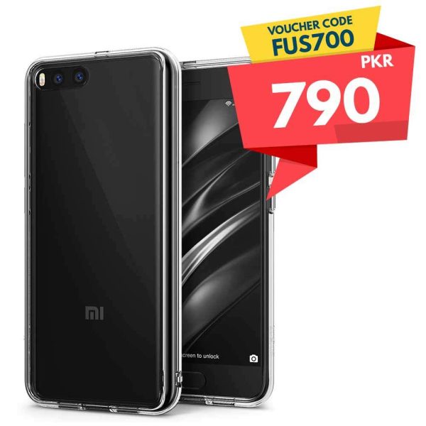Xiaomi Mi 6 Ringke Original Fusion Scratch Resistant Hybrid Soft & Hard Case - Crystal Clear