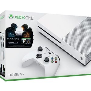 Microsoft Xbox One S Console 500GB(HDD) Halo Collection Bundle White